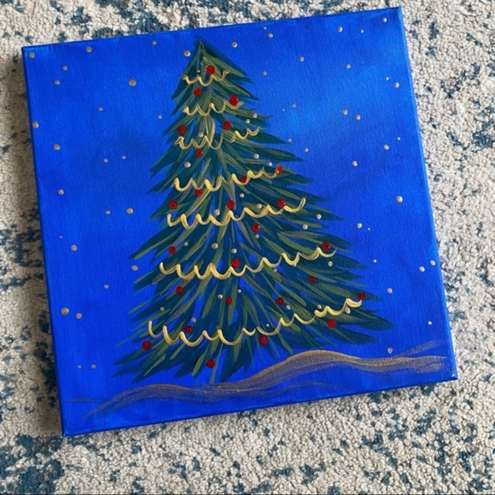 Cute Christmas tree art